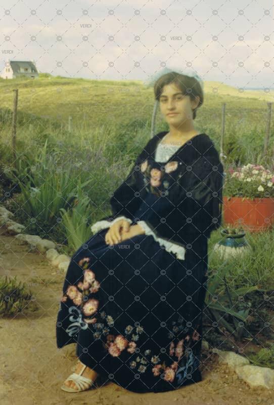 Costume breton coiffe vannetaise