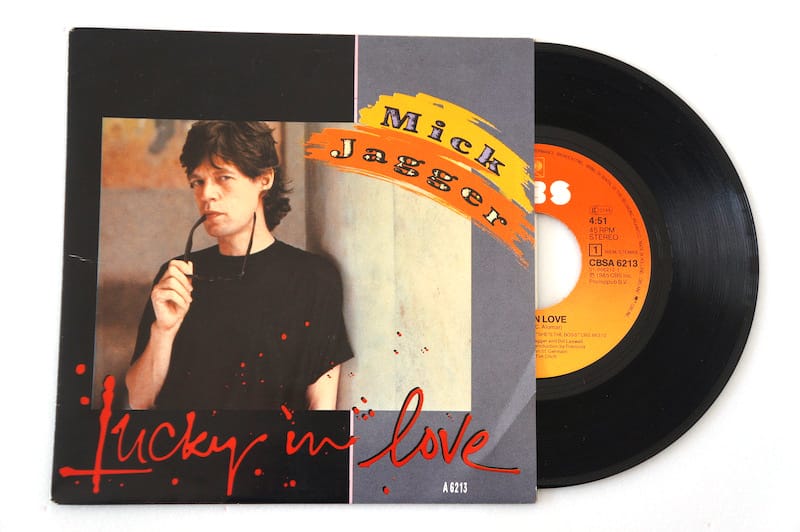 mick-jagger-lucky-love-45T
