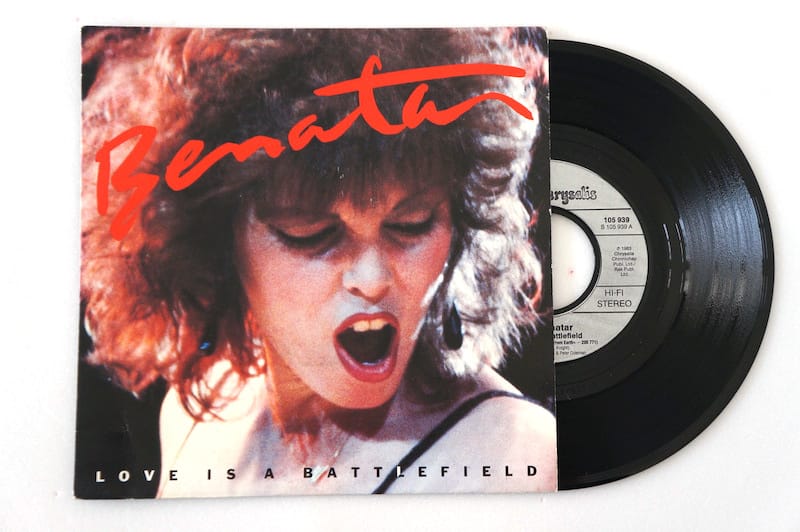 pat-benatar-love-battlefield-45T