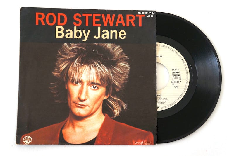 rod-stewart-baby-jane-45T