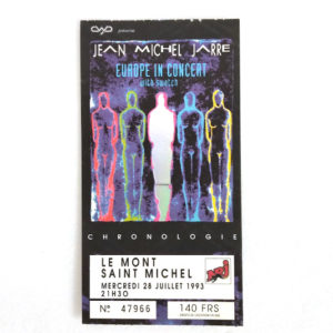 jarre-ticket-concert-Chronologie-1993-St-Michel