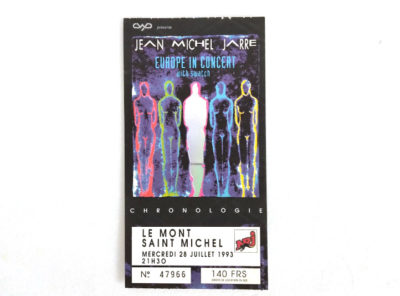jarre-ticket-concert-Chronologie-1993-St-Michel