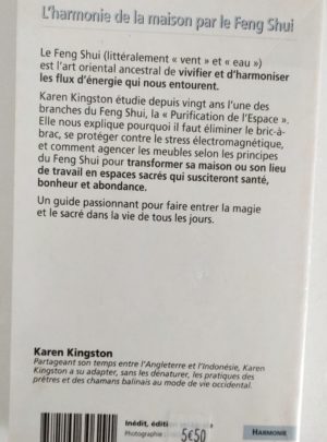 L’harmonie de la maison par le Feng Shui – Karen KINGSTON