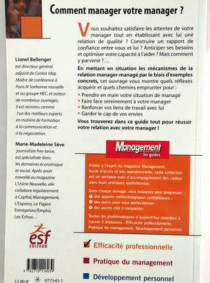 Comment manager votre manager ? – L. BELLANGER – M.M. SEVE