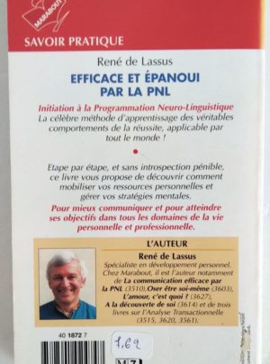Efficace et épanoui par la PNL – René de LASSUS