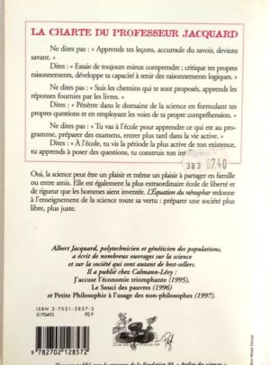 L’équation du nénuphar – Albert JACQUARD