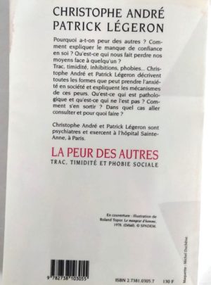 La peur des autres – Christophe ANDRÉ – Patrick LÉGERON