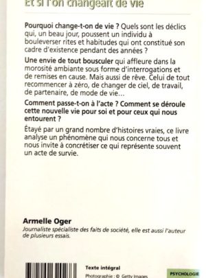 Et si l’on changeait de vie – Armelle OGER