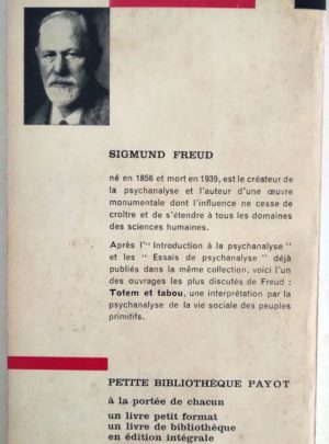 Totem et tabou – Sigmund FREUD