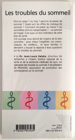 Les troubles du sommeil – Dr Jean-Louis VALATX