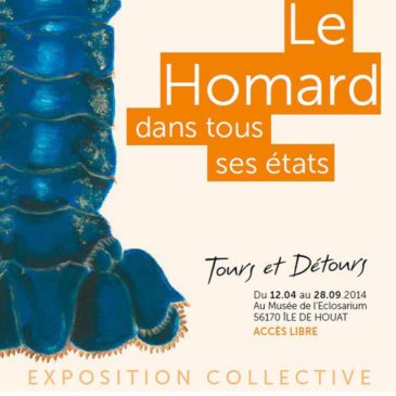 Affiche exposition homard eclosarium de houat 2014
