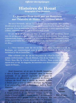 Histoires de Houat livre couverture verso