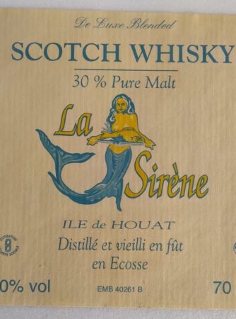 Etiquette-Whisky-hotel-restaurant-La-Sirene-Houat-1990