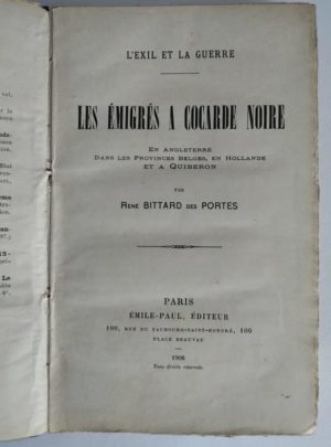 Les-Emigres-a-cocarde-noire-Bittard-des-Portes