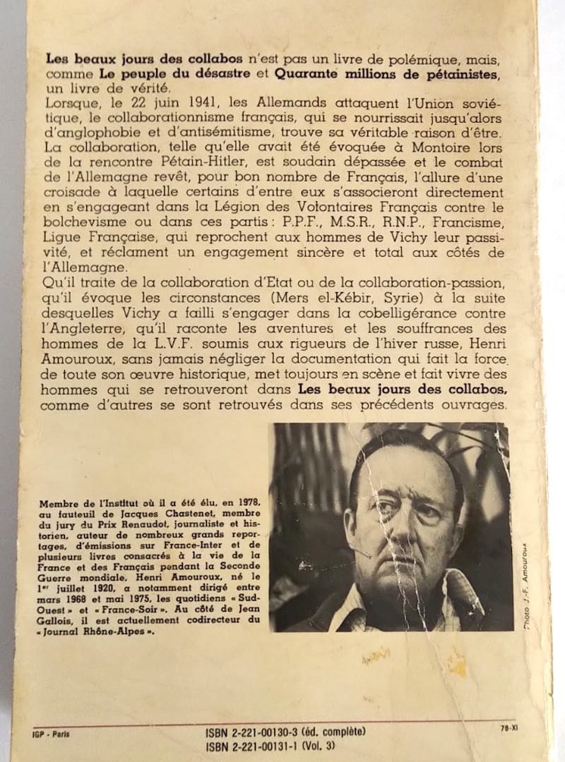 Le peuple du désastre, 19391940 Henri AMOUROUX Verdi Editions