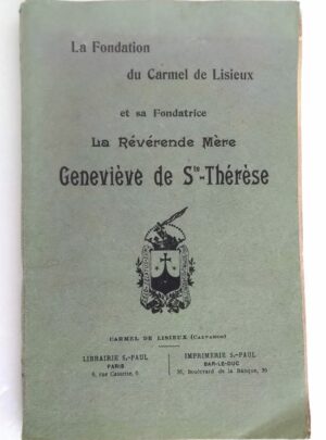 fondation-carmel-lisieux-genevieve-sainte-therese-1912