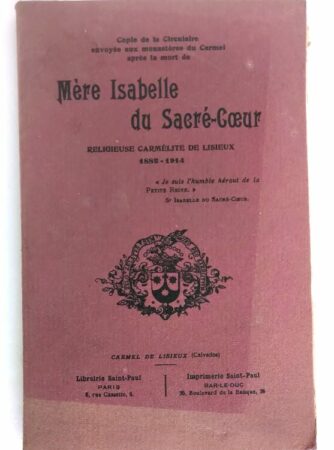 isabelle-sacre-coeur-carmelite-lisieux-1917